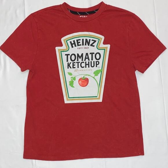 Official HEINZ Ketchup Merchandise Shirt Size L 12/14 silly sunny unique weird - Picture 2 of 9